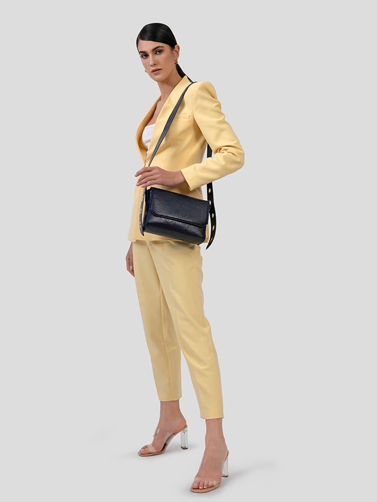Joan Square Eyelet Crossbody Bag - MIRAGGIO #color_navy-blazer