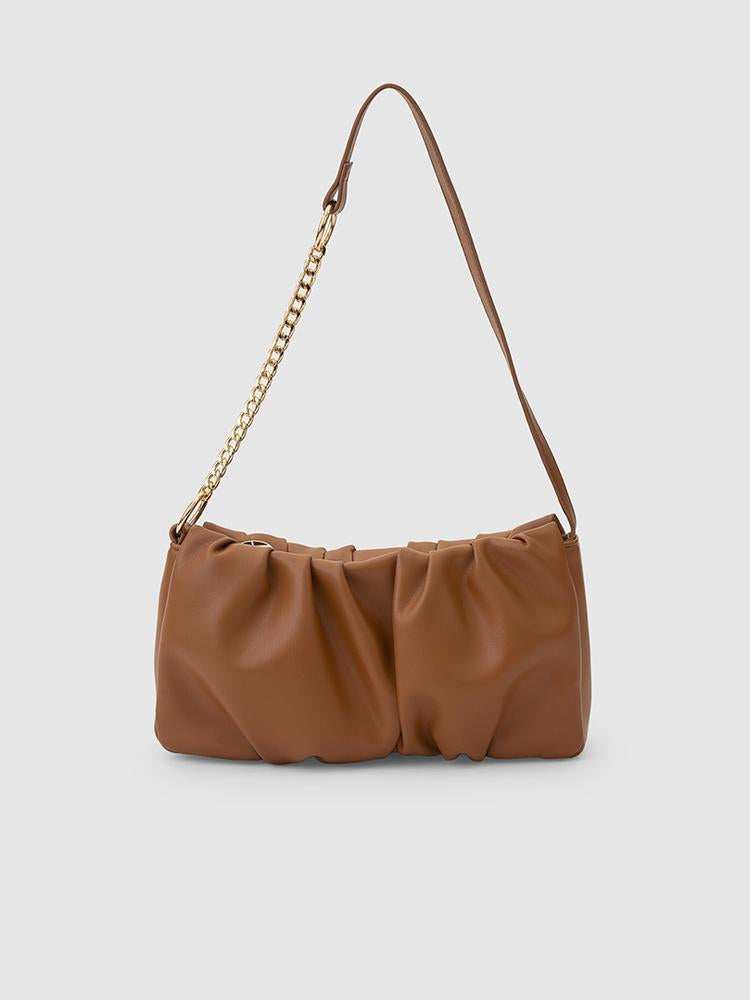 Irene Shoulder Bag - MIRAGGIO #color_caramel-brown