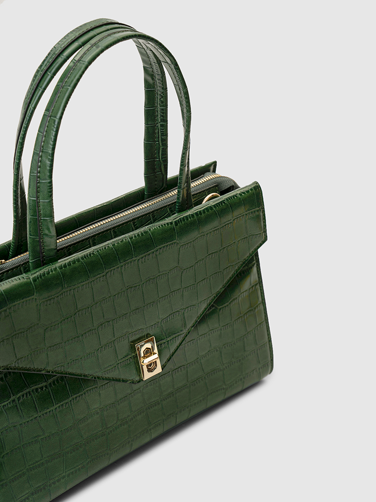 Adia Satchel Bag - MIRAGGIO #color_green