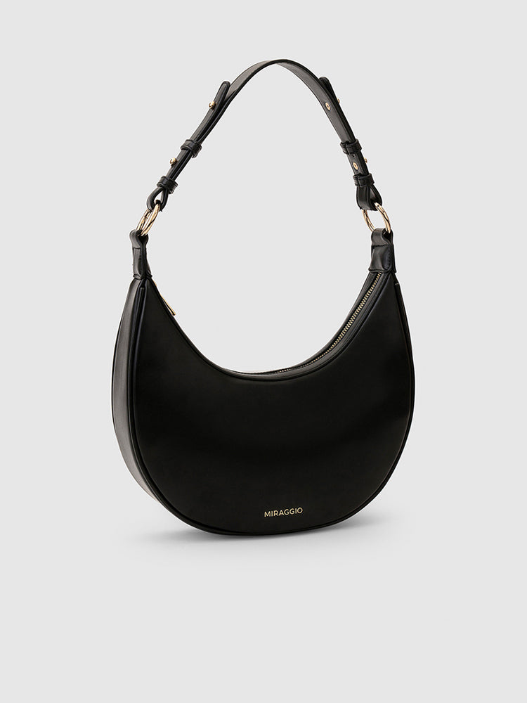 Simone Saddle Bag - MIRAGGIO #color_black