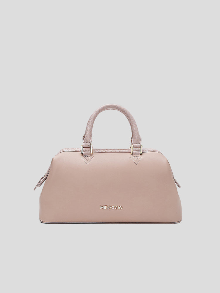 Liliana Women's Satchel Bag - MIRAGGIO #color_nude-pink 