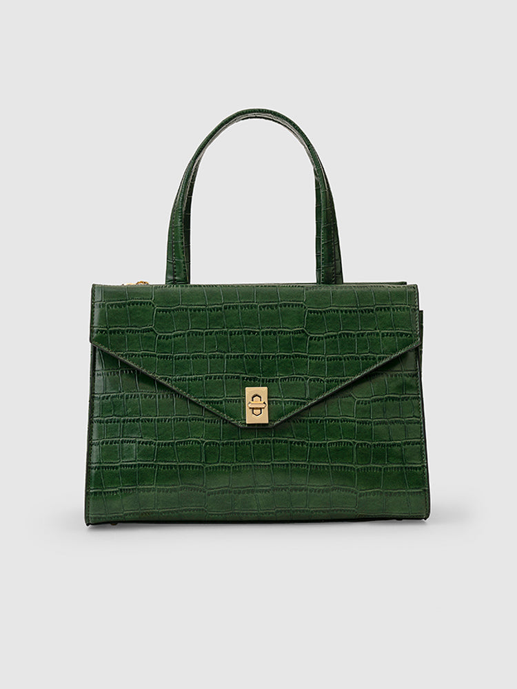 Adia Satchel Bag - MIRAGGIO #color_green