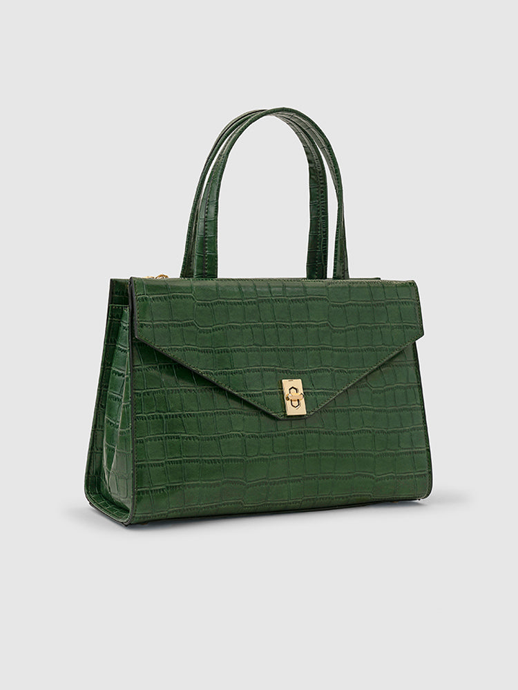 Adia Satchel Bag - MIRAGGIO #color_green