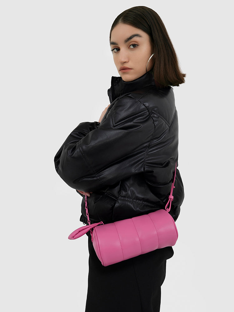 Esme Puffer Crossbody Bag - MIRAGGIO #color_pink