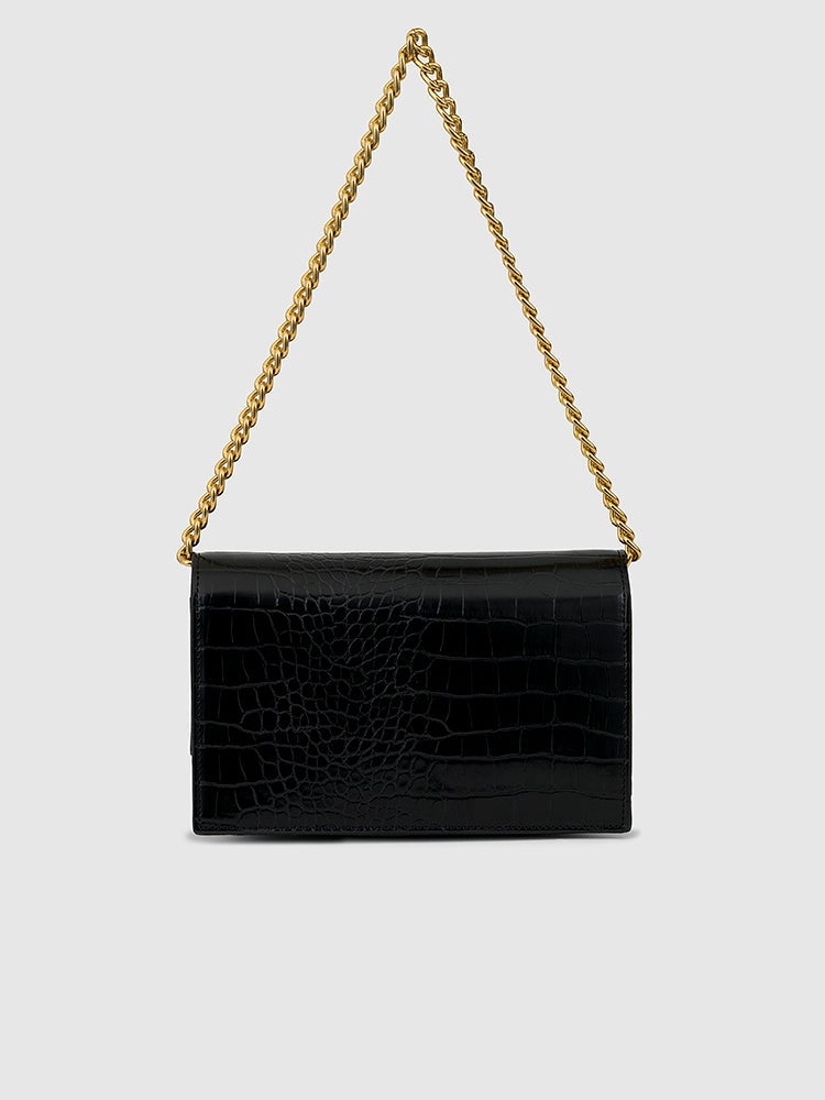 Mila Shoulder Sling Bag - MIRAGGIO #color_black