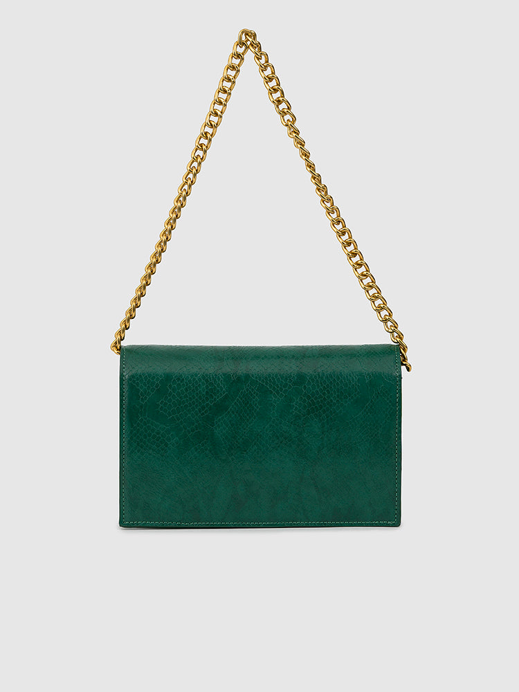 Mila Shoulder Sling Bag - MIRAGGIO #color_dark-green