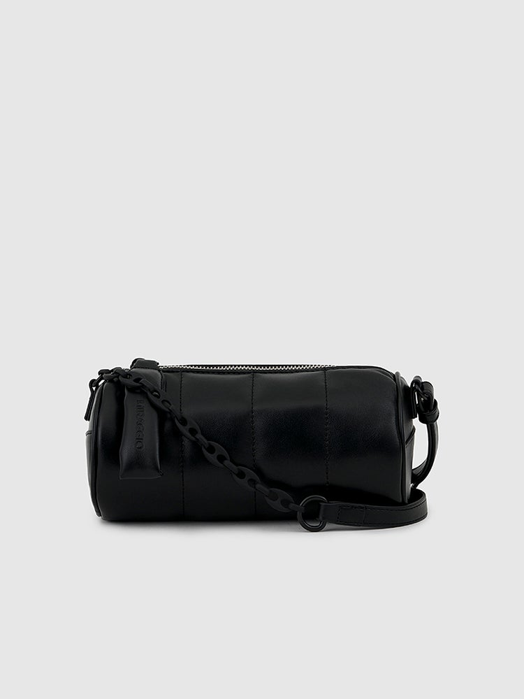 Esme Puffer Crossbody Bag - MIRAGGIO#color_black