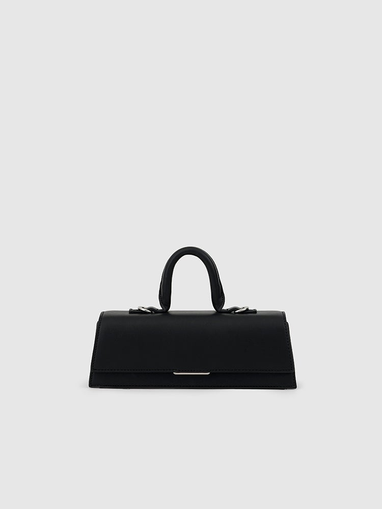 Elsie Top Handle Bag - MIRAGGIO#color_black