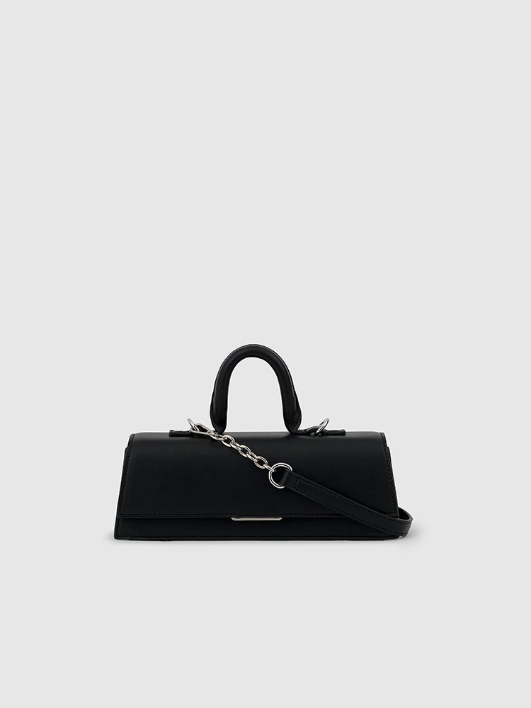 Elsie Top Handle Bag - MIRAGGIO#color_black