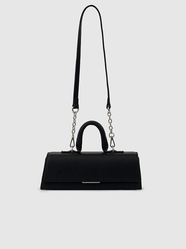 Elsie Top Handle Bag - MIRAGGIO#color_black