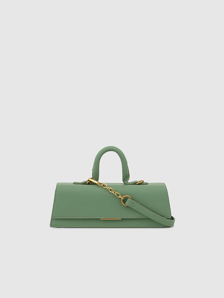 Elsie Top Handle Bag - MIRAGGIO #color_pistachio-green