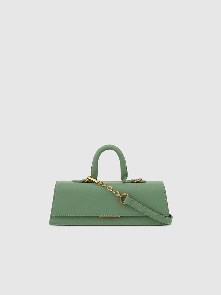 Elsie Top Handle Bag - MIRAGGIO #color_pistachio-green 