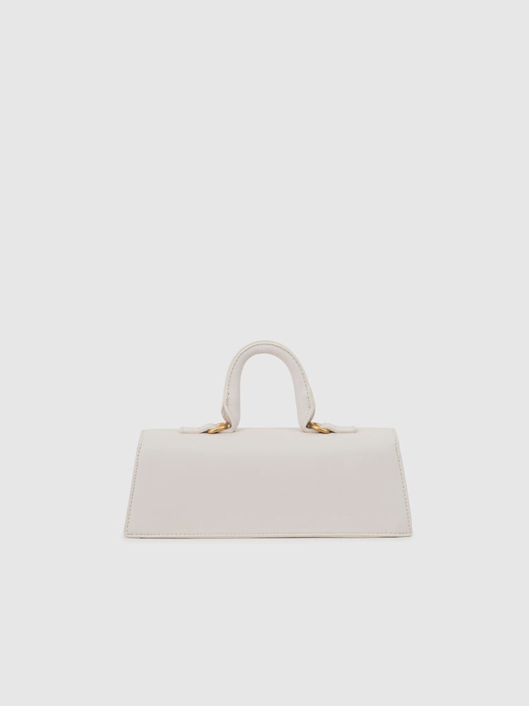 Elsie Top Handle Bag - MIRAGGIO#color_white