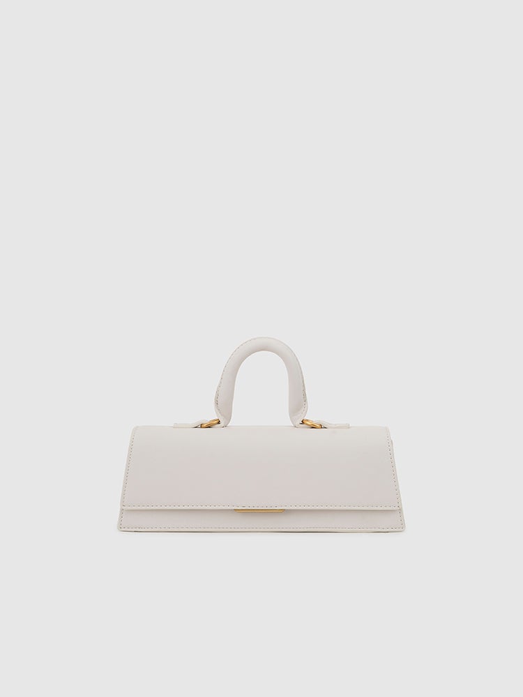 Elsie Top Handle Bag - MIRAGGIO#color_white