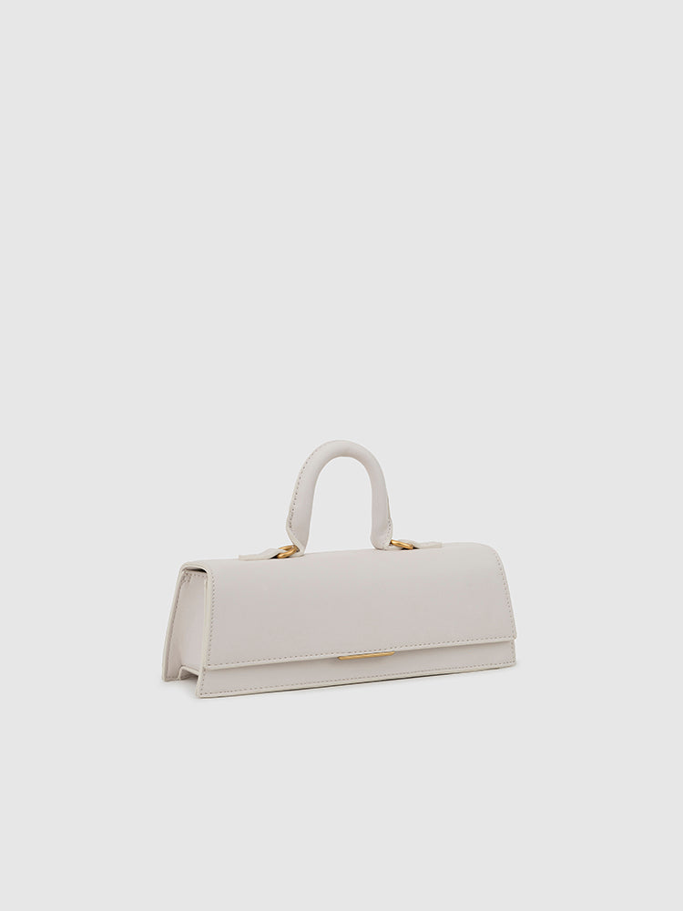 Elsie Top Handle Bag - MIRAGGIO#color_white