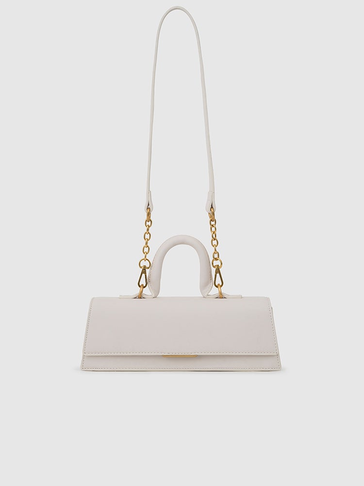 Elsie Top Handle Bag - MIRAGGIO#color_white