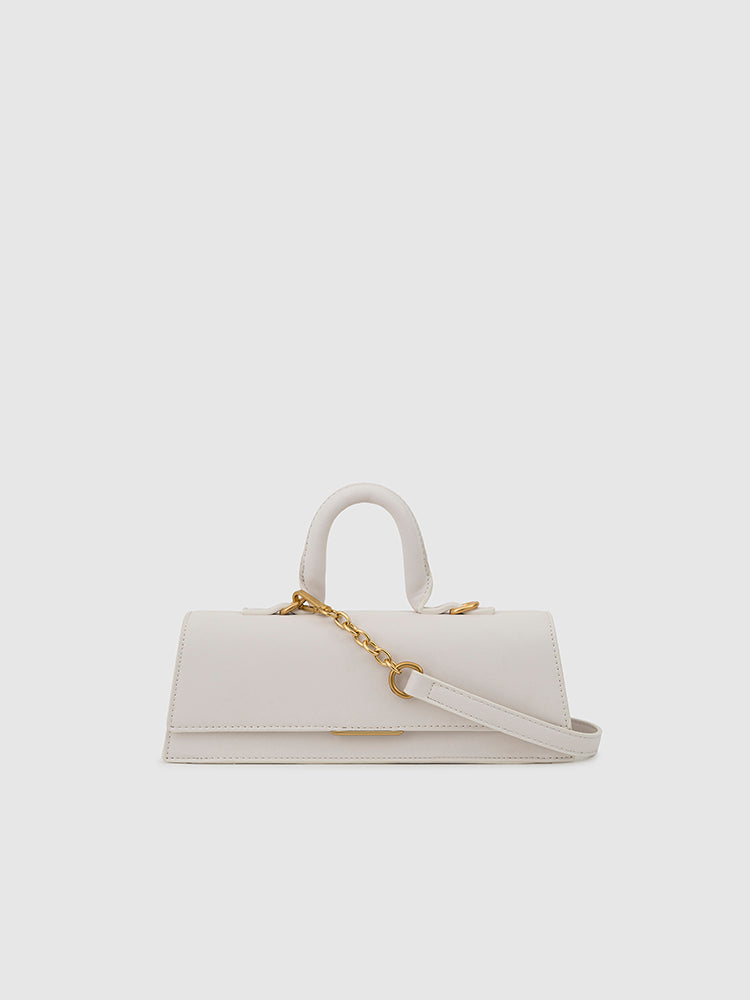 Elsie Top Handle Bag - MIRAGGIO#color_white