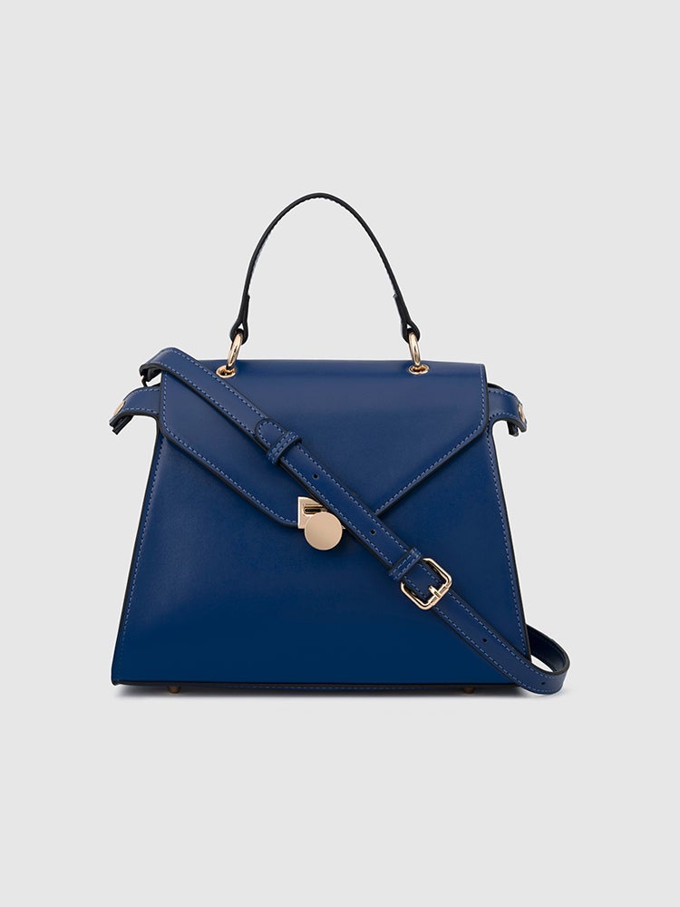 Ava satchel Bag - MIRAGGIO #color_classic-blue