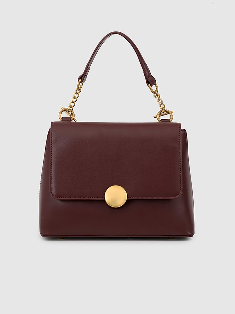 Dane Top Handle Bag - MIRAGGIO #color_maroon