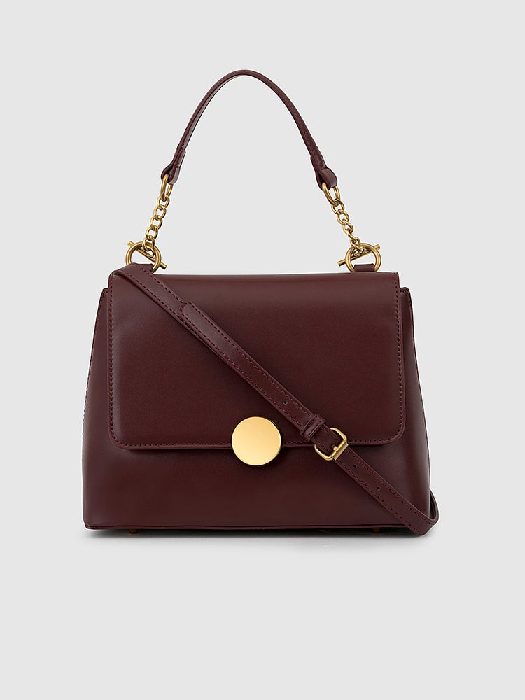 Dane Top Handle Bag - MIRAGGIO #color_maroon