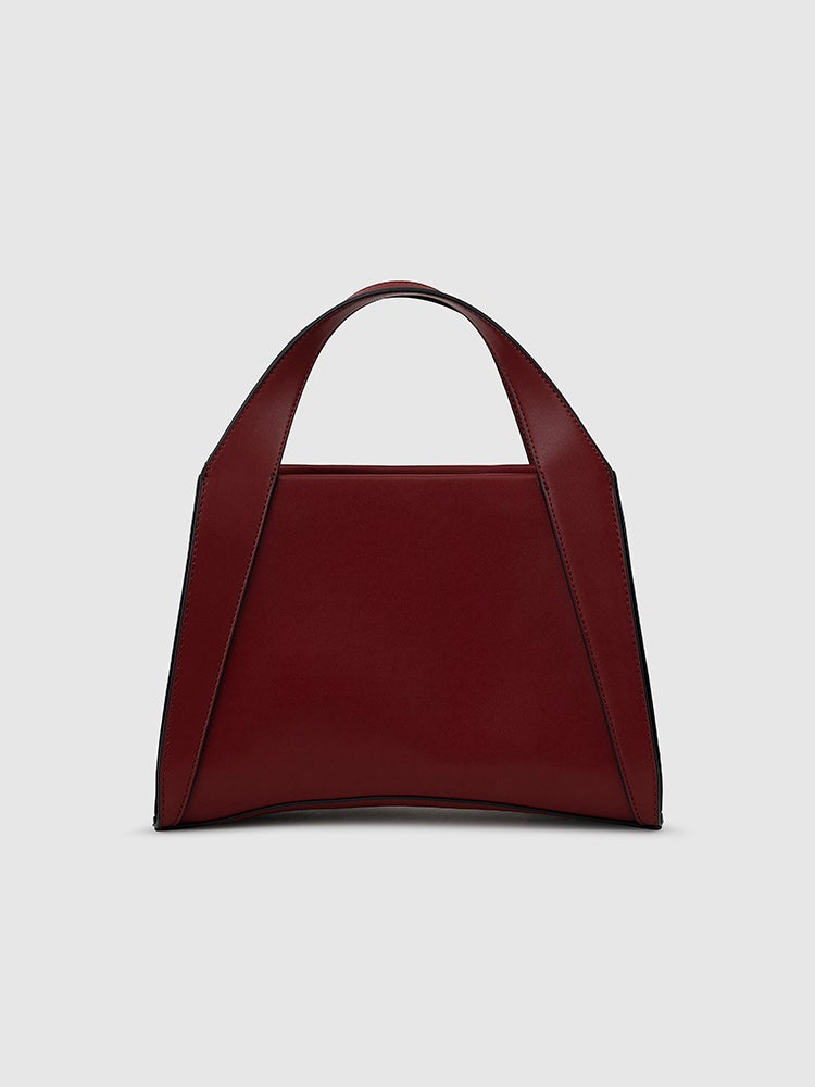 Risa Top Handle Bag - MIRAGGIO#color_maroon