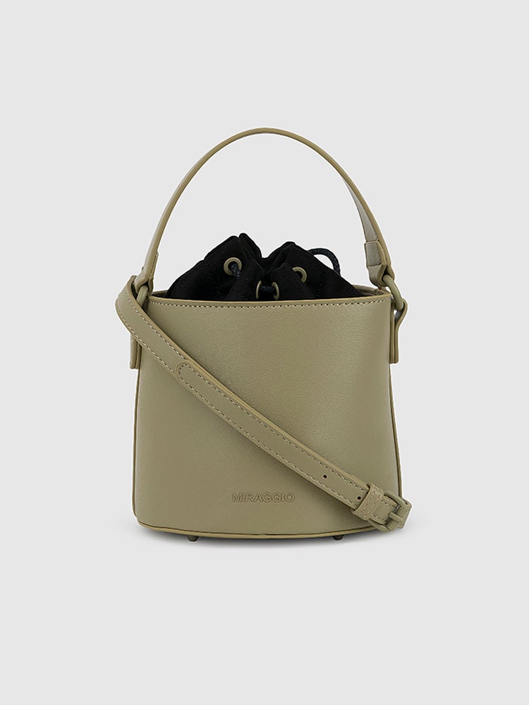 Akira Top Handle Bag - MIRAGGIO #color_pale-olive-green