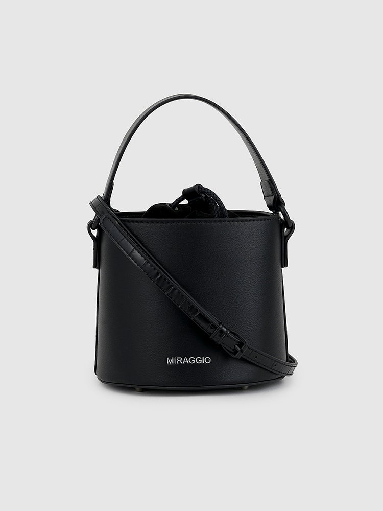 Akira Top Handle Bag - MIRAGGIO #color_black