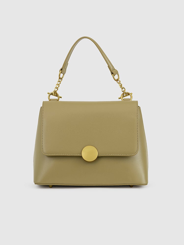 Dane Top Handle Bag - MIRAGGIO #color_olive-green