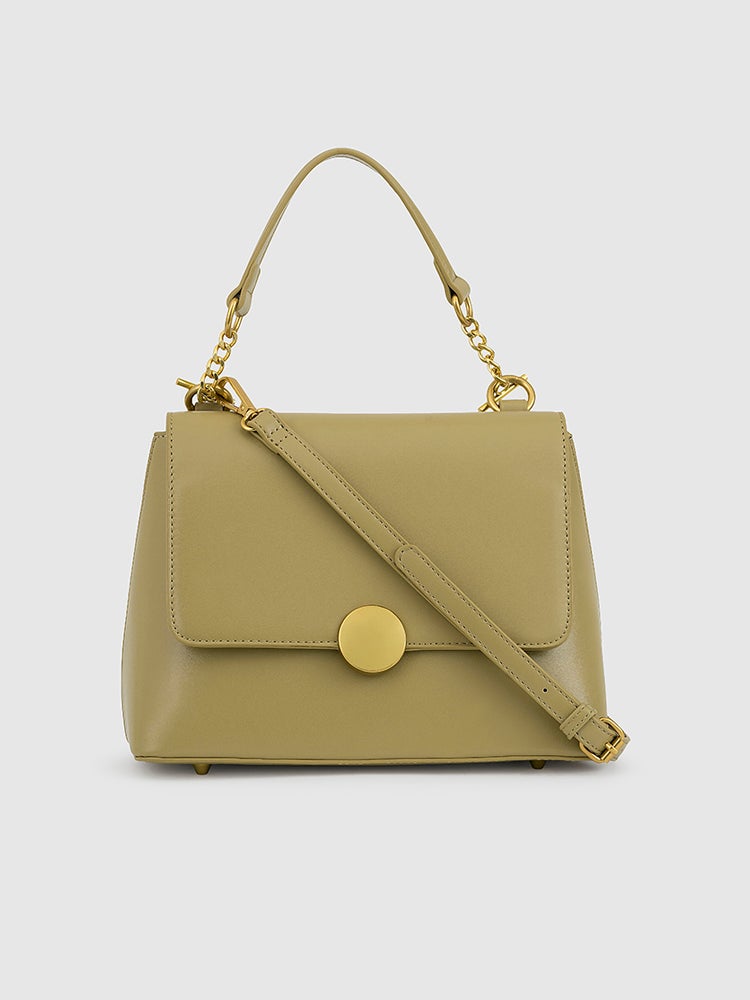 Dane Top Handle Bag - MIRAGGIO  #color_olive-green