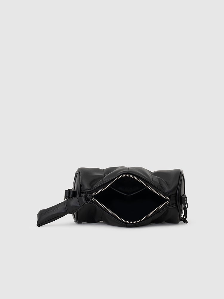 Esme Puffer Crossbody Bag - MIRAGGIO#color_black
