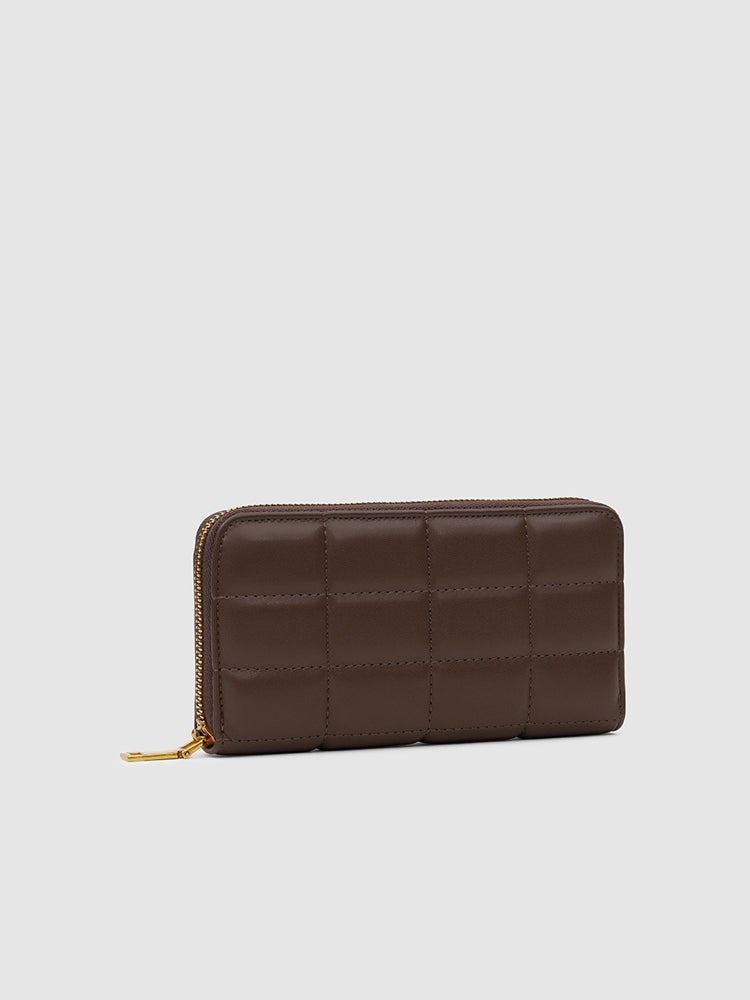 Lila wallet - MIRAGGIO #color_chocolate-fondant