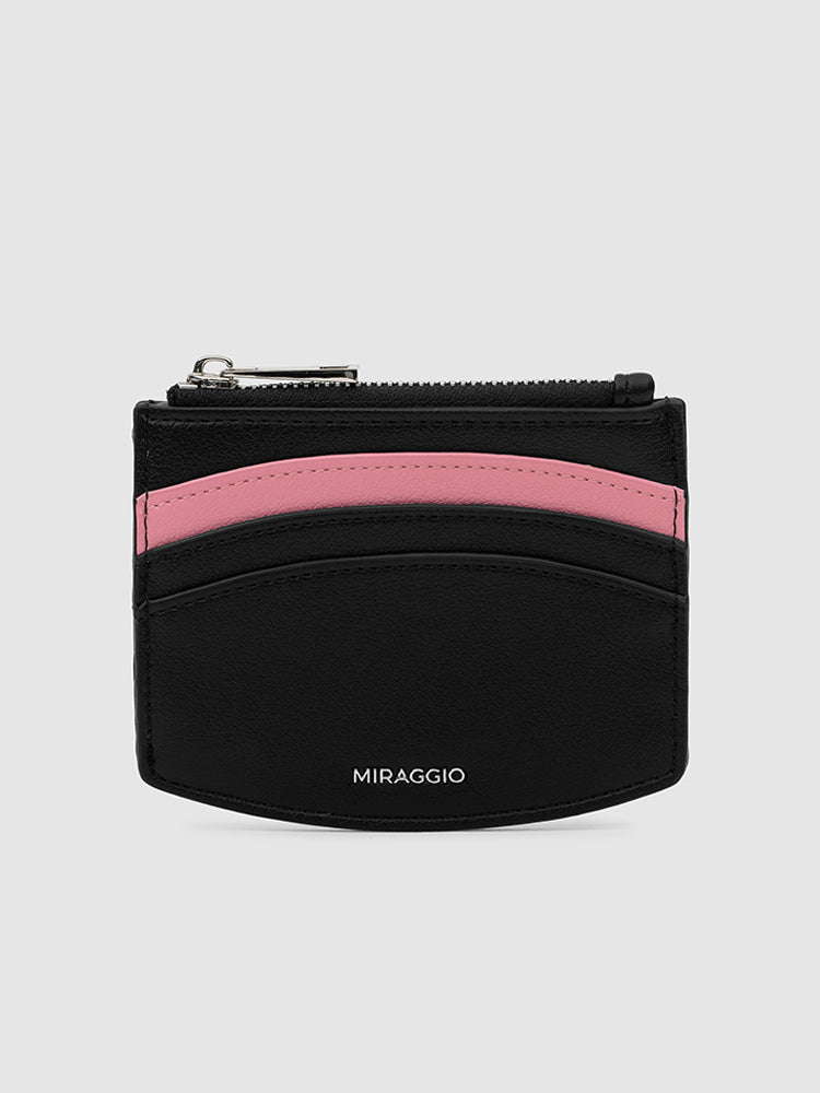 Madison Card Holder - MIRAGGIO #color_black