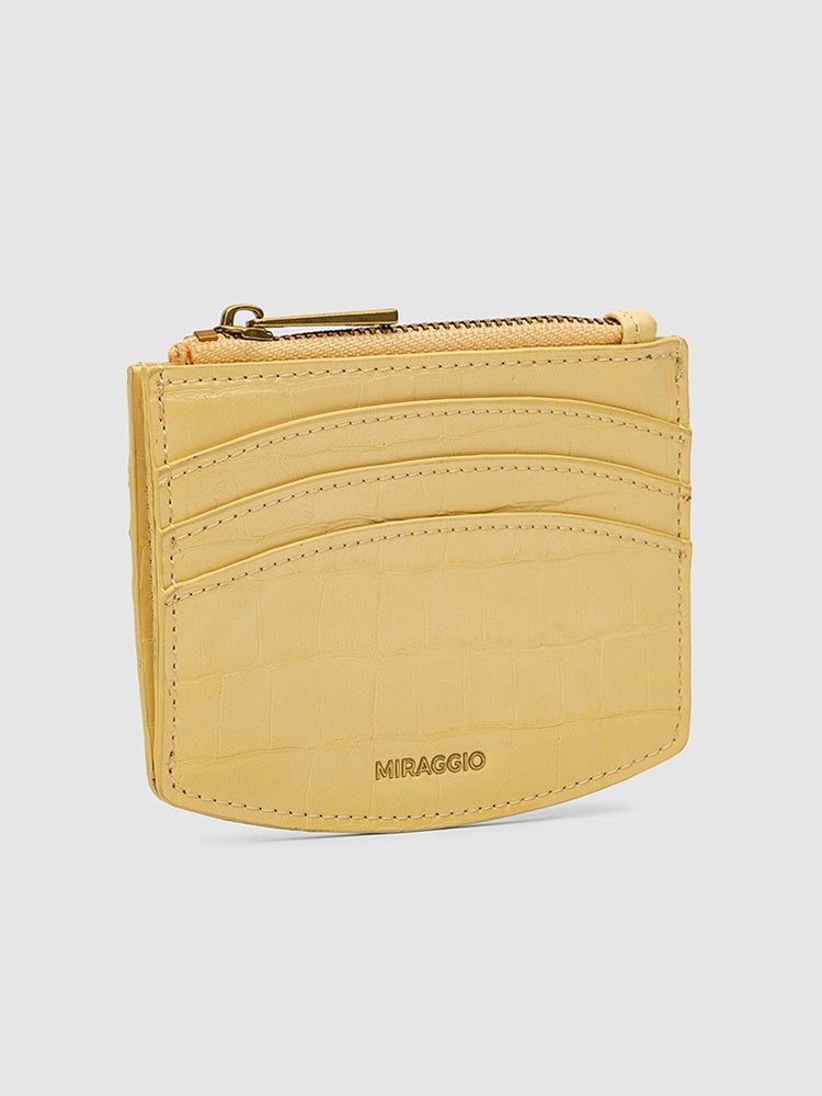 Madison Card Holder - MIRAGGIO #color_butter-yellow