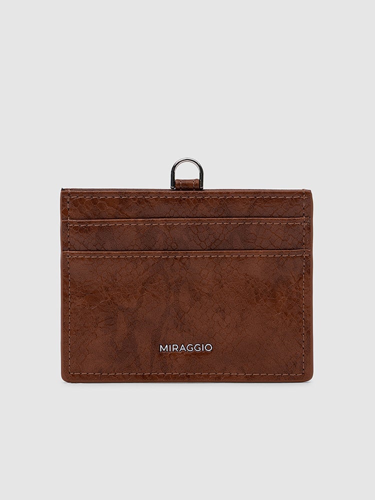 Nora Card Case - MIRAGGIO #color_brown