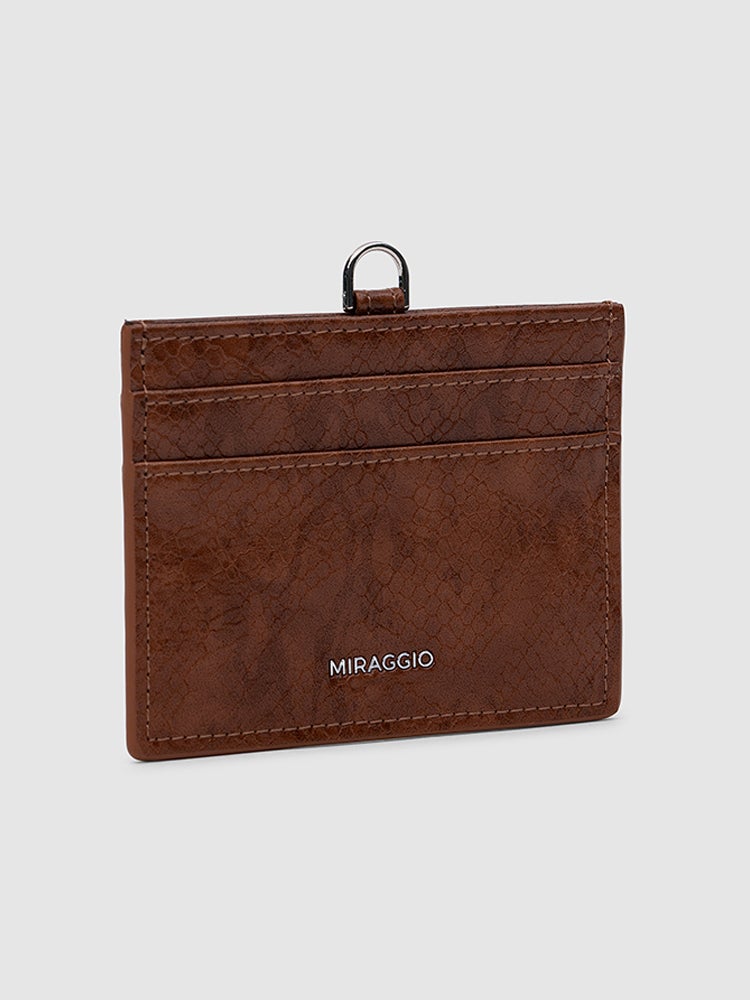 Nora Card Case - MIRAGGIO #color_brown