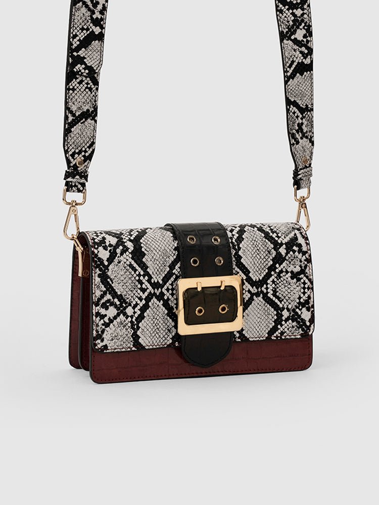 Adrianne Metal Buckle Crossbody Bag - MIRAGGIO
