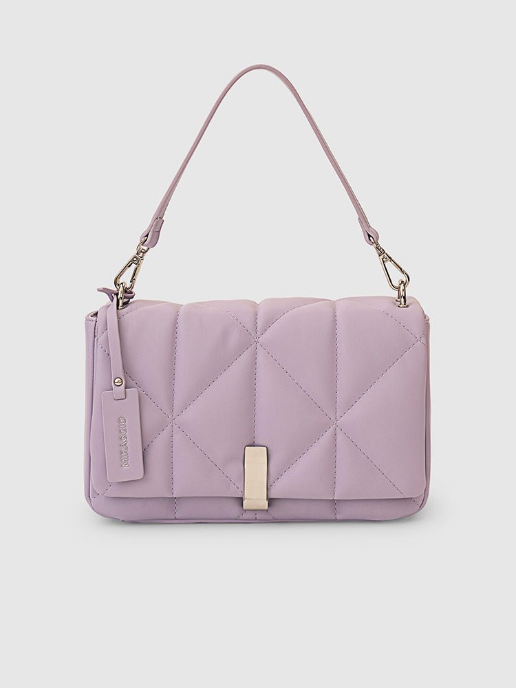 Genevieve Quilted Top Handle Sling Bag - MIRAGGIO