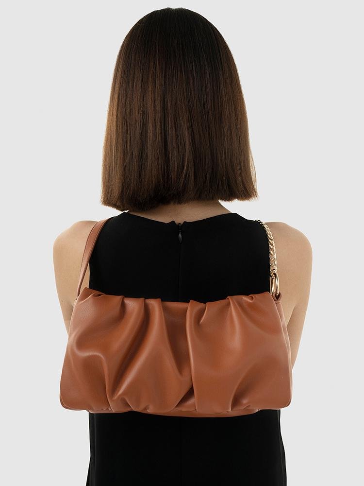 Irene Soft Gathered Shoulder Bag - MIRAGGIO